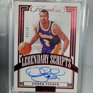 Derek Fisher auto! MUST SEE!